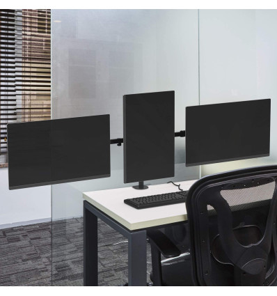 Soporte de Mesa 3 monitores hasta 27" Ewent EW1513