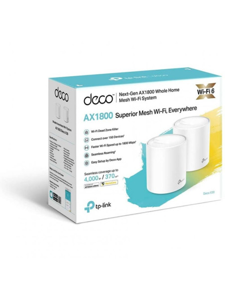 TP-LINK DECO X20 AX1800 - Comprar Pack de 2 Puntos de Acceso