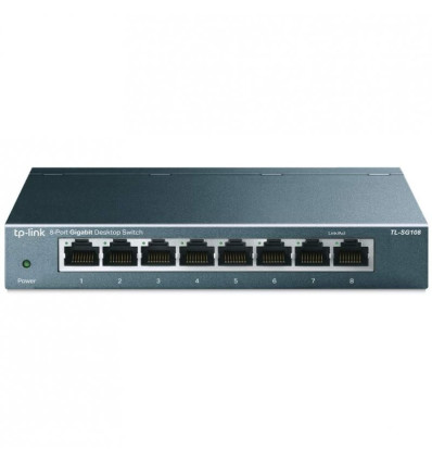 Switch TP-LINK TL-SG108 No Administrado 8 Puertos Gigabit