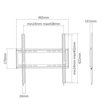 EWENT 55" - Comprar Soporte para Pantalla