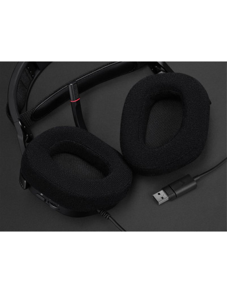 Corsair HS80 RGB USB Negro - Comprar Auriculares USB de Alta Fidelidad