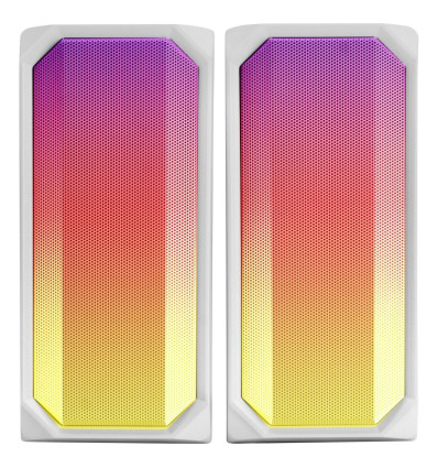 Altavoces Mars Gaming MSRGB 2.0 Bluetooth RGB Blancos