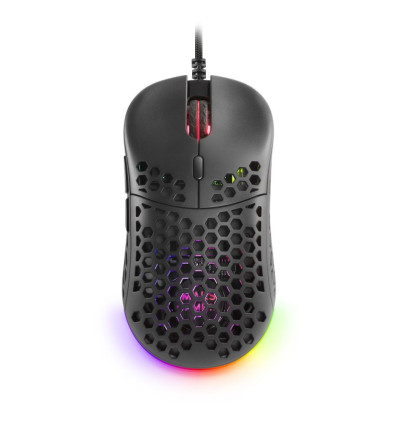 Ratón Mars Gaming MM55 RGB 12800 DPI Negro