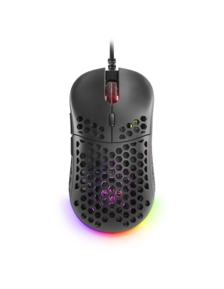 Ratón Mars Gaming MM55 RGB 12800 DPI Negro