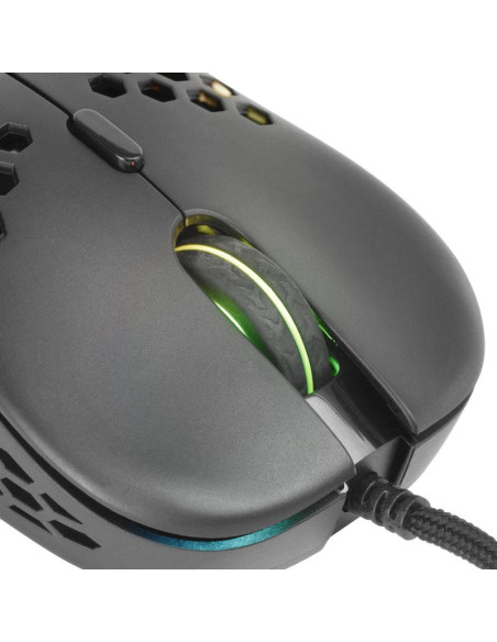 Ratón Mars Gaming MM55 RGB 12800 DPI Negro