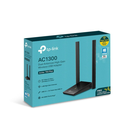 TP-LINK ARCHER T4U PLUS AC1300 - Comprar Adaptador USB WIFI