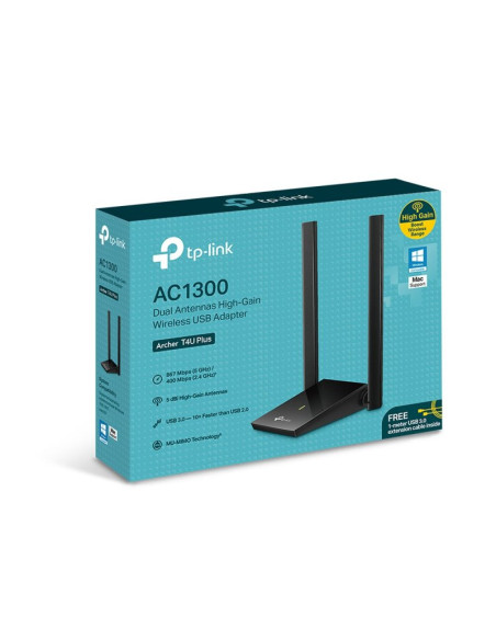 TP-LINK ARCHER T4U PLUS AC1300 - Comprar Adaptador USB WIFI