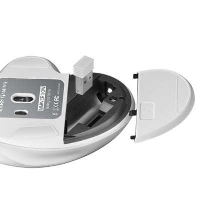 MARS Gaming MMWERGO - Comprar Ratón Gaming Blanco
