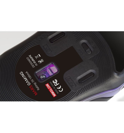 MARS GAMING MMGLOW - Comprar Ratón Gaming Negro