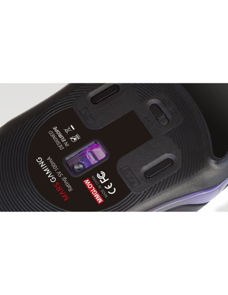 MARS GAMING MMGLOW - Comprar Ratón Gaming Negro