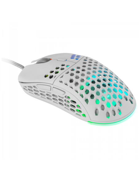 MARS GAMING MM55 - Comprar Ratón Gaming Blanco