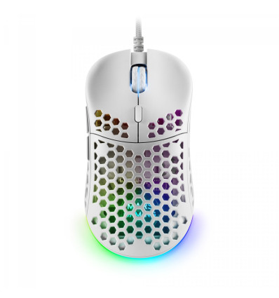 MARS GAMING MM55 - Comprar Ratón Gaming Blanco