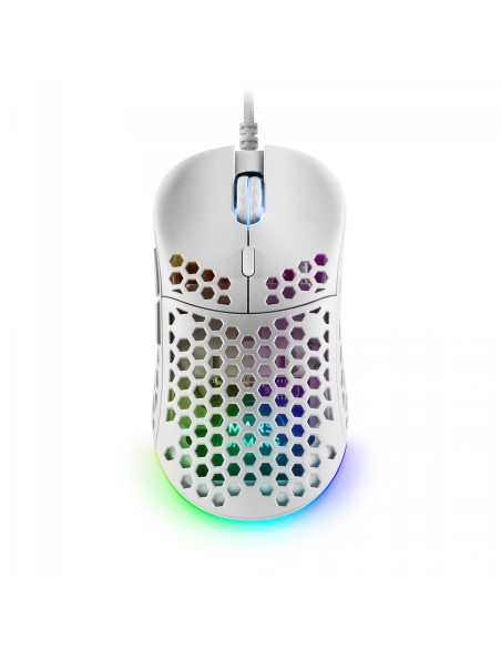 MARS GAMING MM55 - Comprar Ratón Gaming Blanco