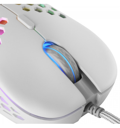 MARS GAMING MM55 - Comprar Ratón Gaming Blanco