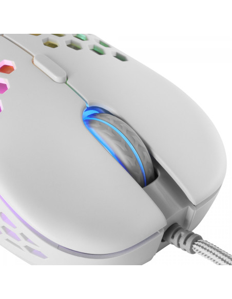 MARS GAMING MM55 - Comprar Ratón Gaming Blanco