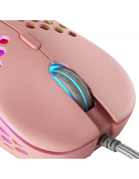 MARS GAMING MM55 - Comprar Ratón Gaming Rosa