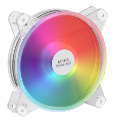 Ventilador Mars Gaming MFD RGB 120mm Transparente