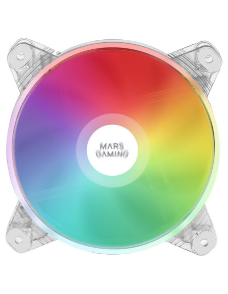 Ventilador Mars Gaming MFD RGB 120mm Transparente