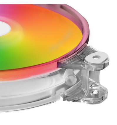 Ventilador Mars Gaming MFD RGB 120mm Transparente