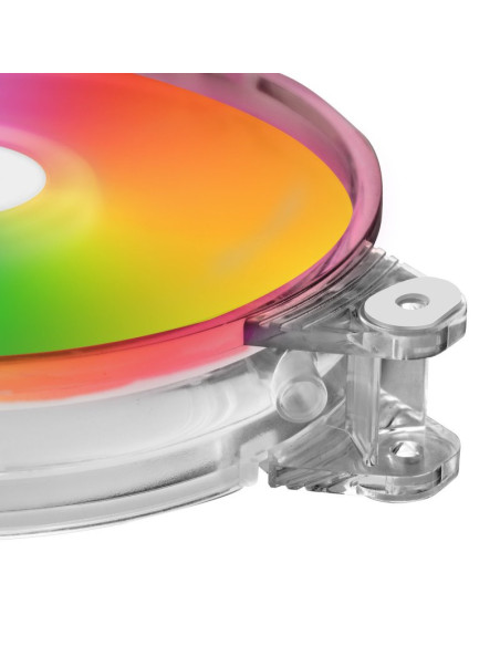 Ventilador Mars Gaming MFD RGB 120mm Transparente