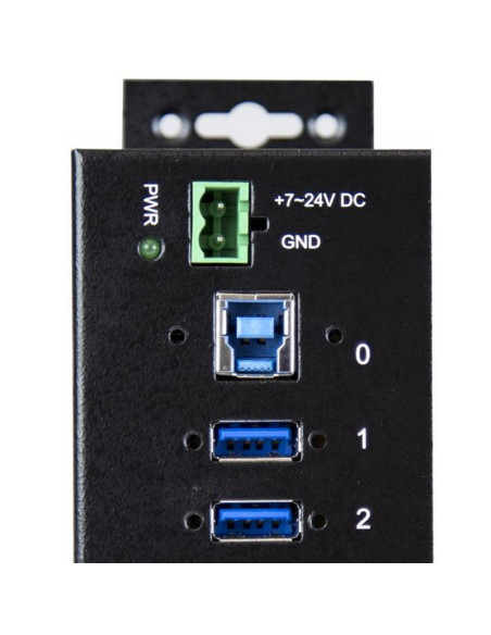 Hub Industrial Startech de 10 Puertos USB 3.0 con Protección Antiestática y Picos de 350W