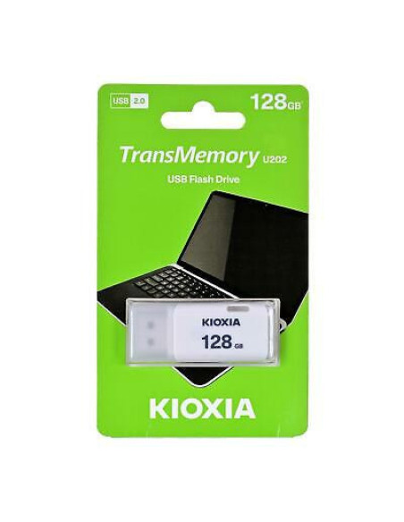Pendrive USB Kioxia U202 128GB Blanco