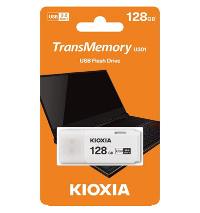 Pendrive USB U301 128GB USB 3.2 Blanco