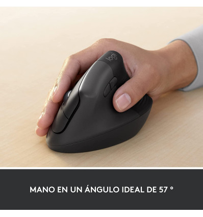 Ratón inalámbrico LOGITECH Lift for Business Grafito