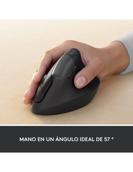 Ratón inalámbrico LOGITECH Lift for Business Grafito