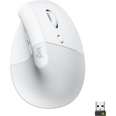 Ratón LOGITECH Lift Ergonomic Vertical Blanco