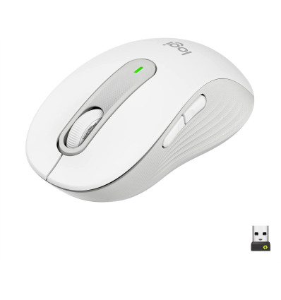 Ratón LOGITECH Signature M650 Grande Blanco