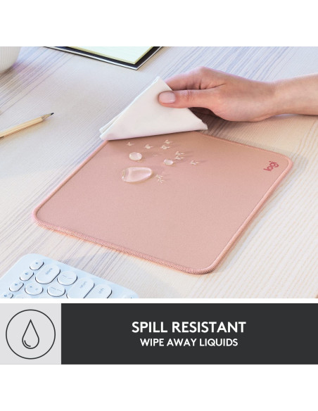 Alfombrilla LOGITECH Mouse Pad Studio Rosa