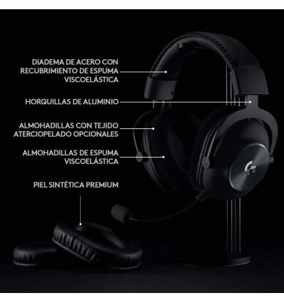 Auriculares Logitech G PRO X Gaming | RED Computer