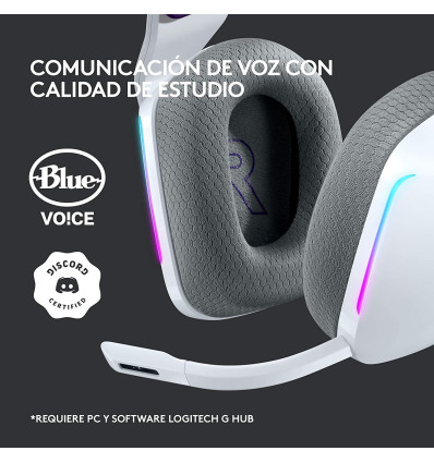 Auriculares LOGITECH G733 Lightspeed Blanco RGB