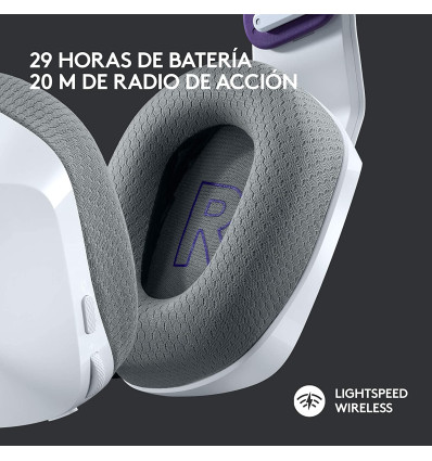 Auriculares LOGITECH G733 Lightspeed Blanco RGB
