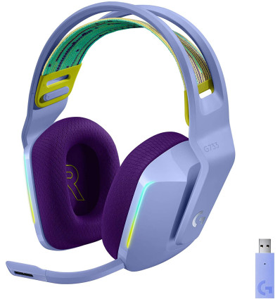 Auriculares LOGITECH G733 Lightspeed Lila RGB