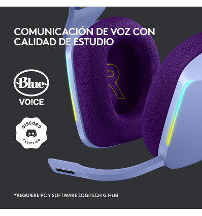 Auriculares LOGITECH G733 Lightspeed Lila RGB