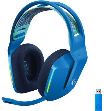 Auriculares LOGITECH G733 Lightspeed Azul RGB