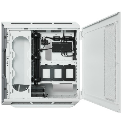 CORSAIR ICUE 5000T RGB - Caja para Ordenador Blanca con RGB