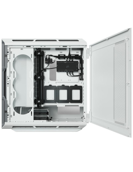 CORSAIR ICUE 5000T RGB - Caja para Ordenador Blanca con RGB