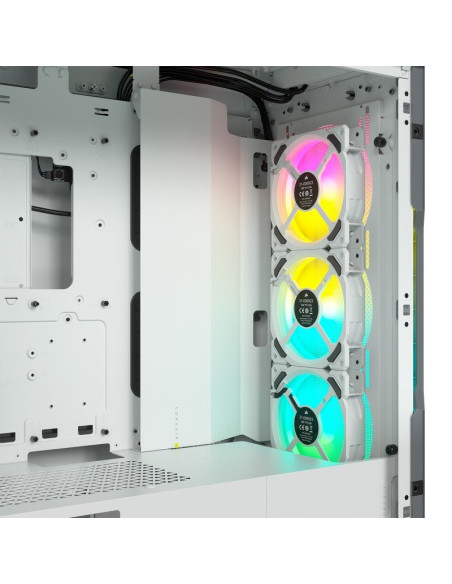 CORSAIR ICUE 5000T RGB - Caja para Ordenador Blanca con RGB
