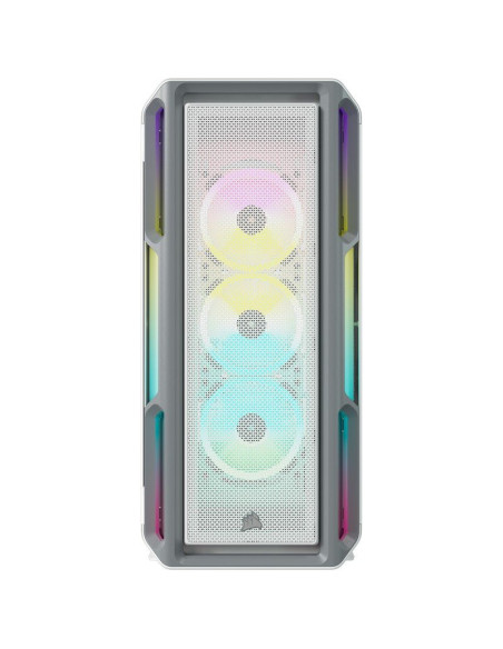 CORSAIR ICUE 5000T RGB - Caja para Ordenador Blanca con RGB