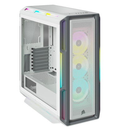 CORSAIR ICUE 5000T RGB - Caja para Ordenador Blanca con RGB