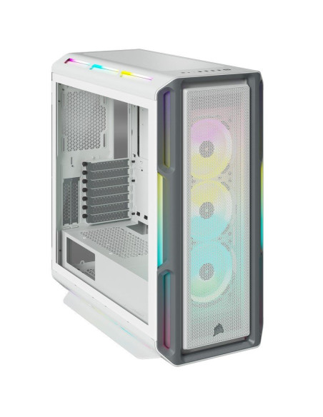 CORSAIR ICUE 5000T RGB - Caja para Ordenador Blanca con RGB
