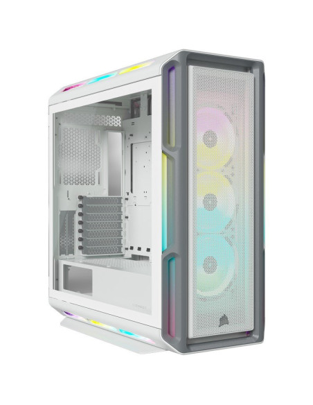 CORSAIR ICUE 5000T RGB - Caja para Ordenador Blanca con RGB