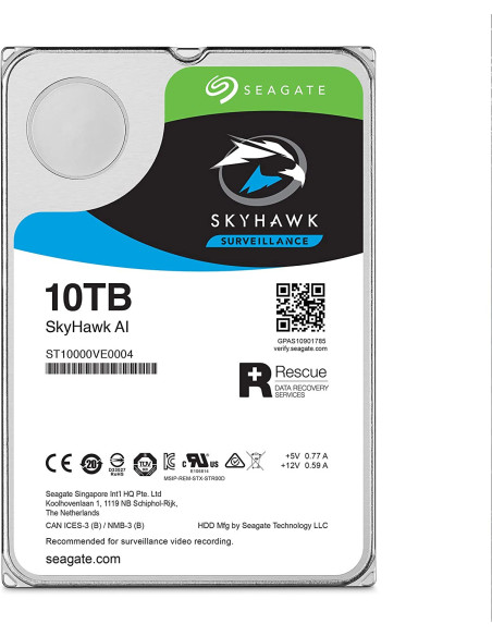 Seagate Skyhawk Surveillance 10TB 3.5" HDD