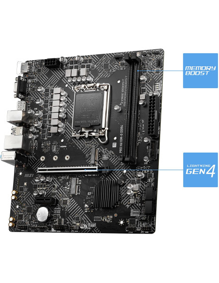 MSI PRO H610M-G - Comprar Placa Base DDR4 Socket 1700