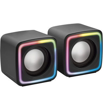Altavoces Mars Gaming RGB Compactos 8W 2.0 Negros