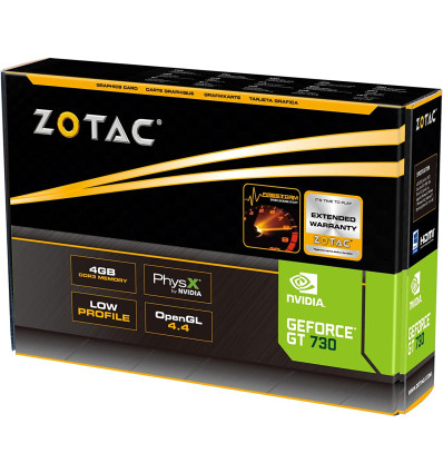 Zotac GT 730 4GB Zone Edition Perfil Bajo