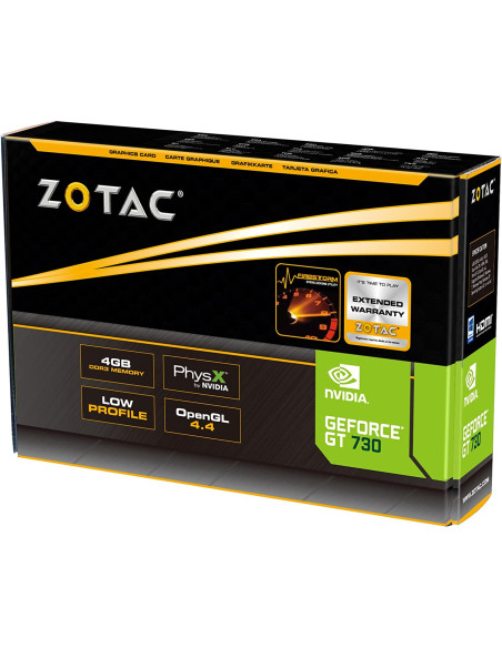 Zotac GT 730 4GB Zone Edition Perfil Bajo